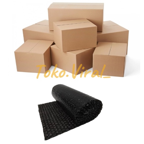 

Kotak packing dan bubble wrapping