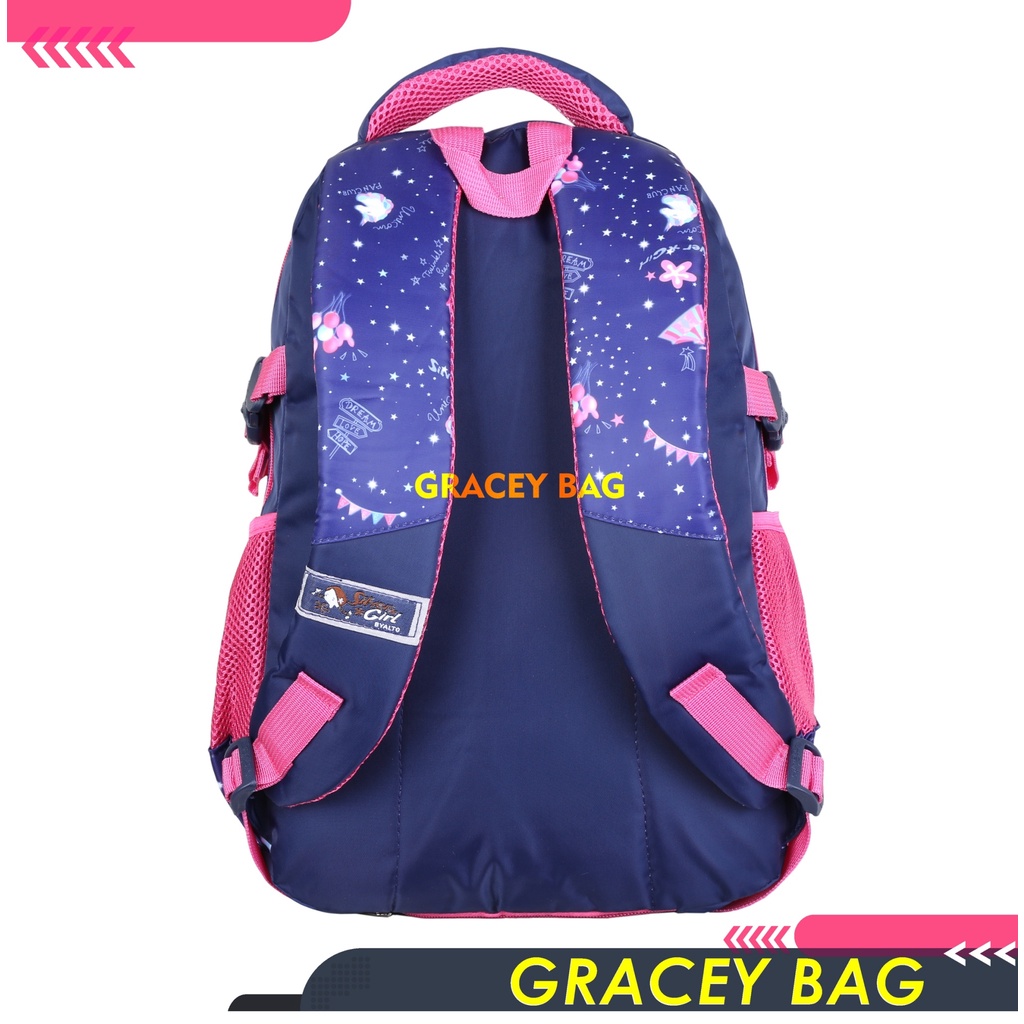 GB-76320S Tas Ransel Sekolah Anak Perempuan / Remaja Silvergirl by Alto