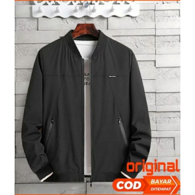 (COD)Jaket Pria Bomber original,SiZE M_XXXL