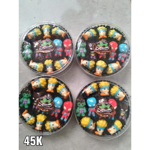 

Coklat Karakter superhero toples 250gram