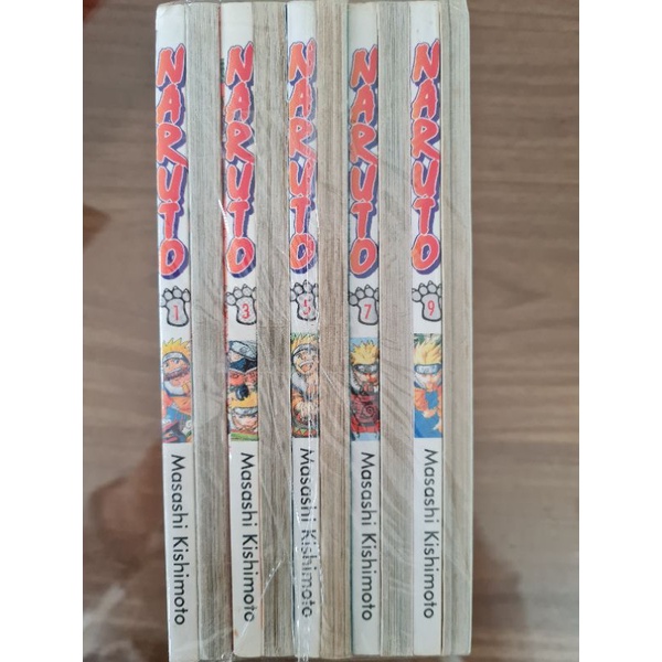 Komik Naruto set 1-10 kolpri mulus ori