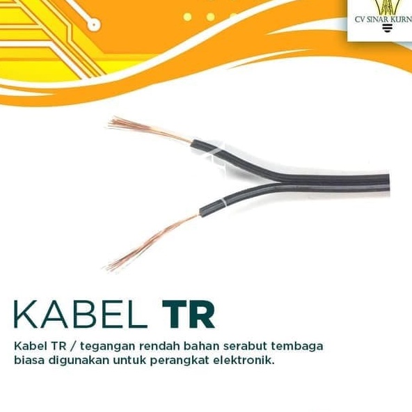 Kabel Audio Speaker Listrik 2x30 100M | Kabel Serabut TR SINAR SNI MURAH