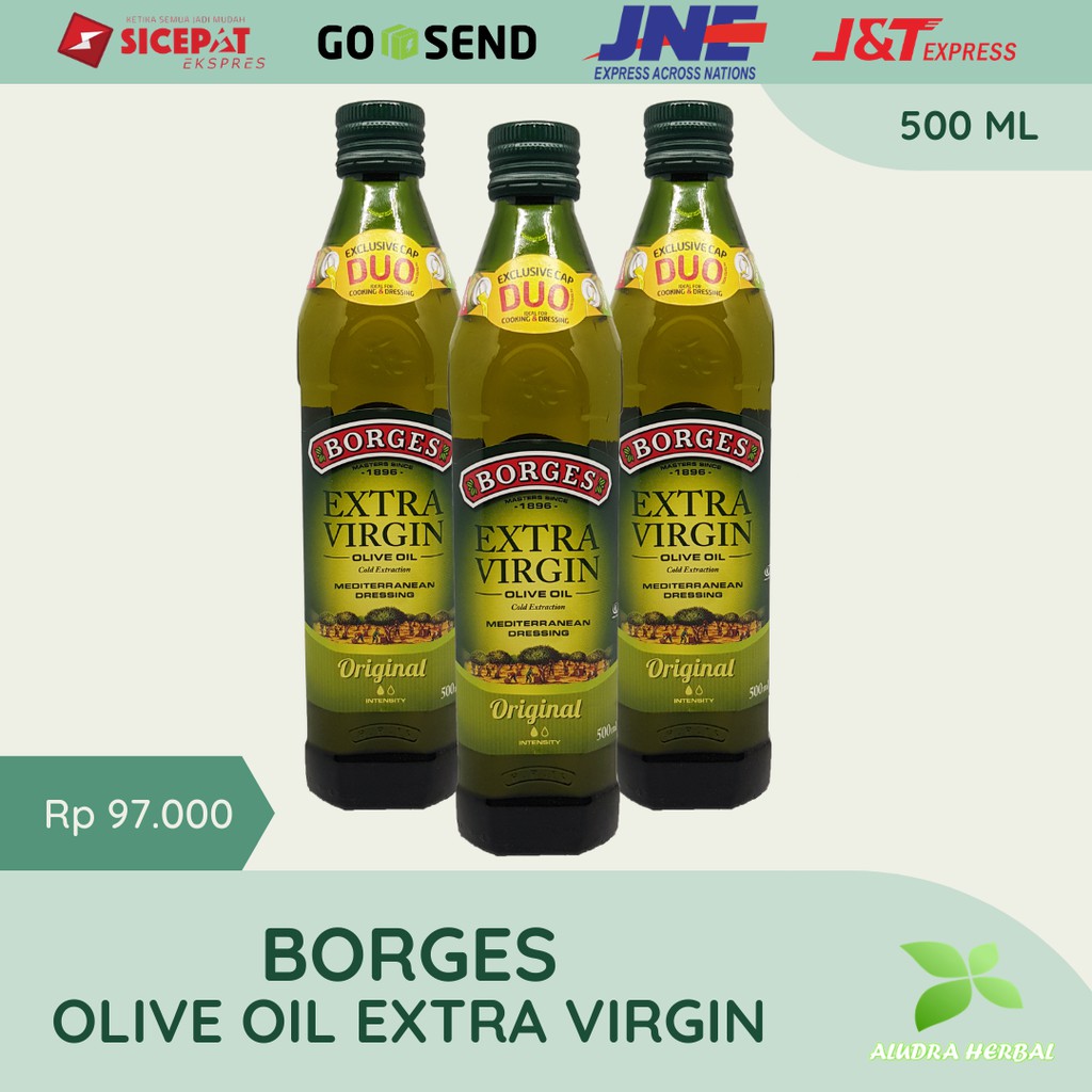 

Minyak Zaitun Borges Extra Virgin Olive Oil 500 ml 1/2L