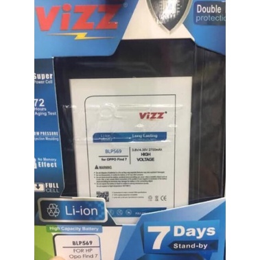 Baterai Vizz OPPO BLP569 FIND7 FIND 7A