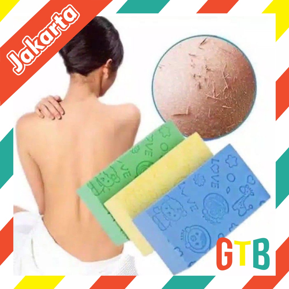 ❤️GTB❤️ Spons Mandi Sponge Daki Spon Busa Pengangkat Kotoran Pembersih Badan Kaki Alat Gosok Sabun Bath Soap R637