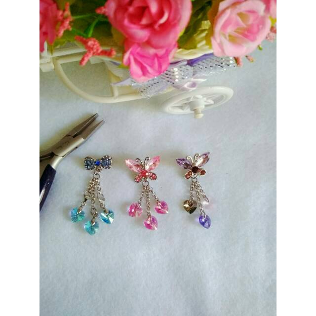 Bros Dagu Juntai Kristal swarovski Original