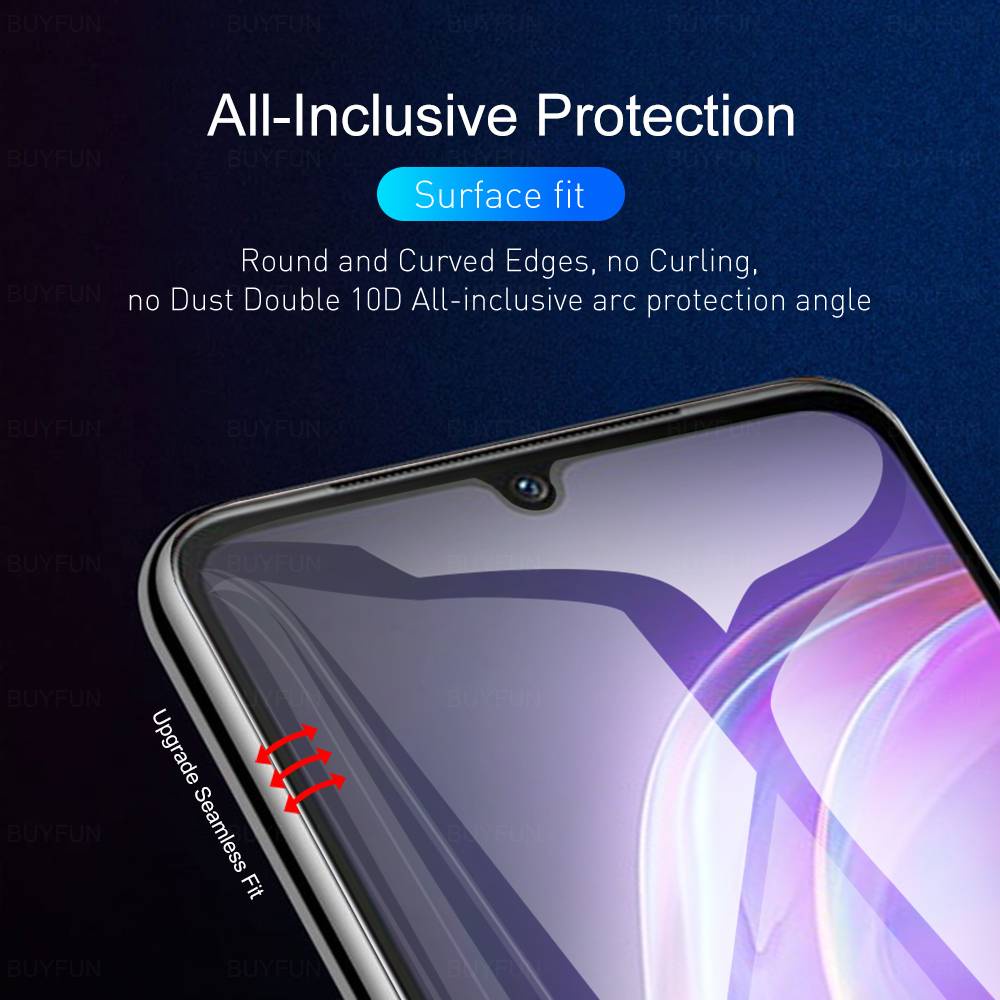 Full Cover Hydrogel Film 2pcs For Vivo iqoo 7 / iqoo u3 / iqoo u3x / iqoo neo5 / x50 pro+ / x60 pro+ / y53s / y70t / S1 / S10 Pro Protective Film Blueray Not Glass