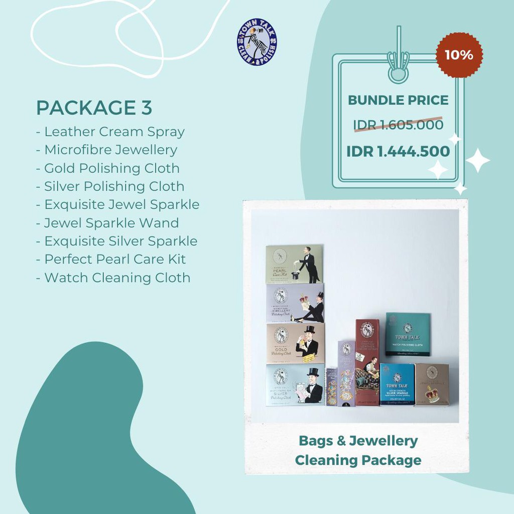 

Town Talk Polish - Bags & Jewellery Cleaning Package