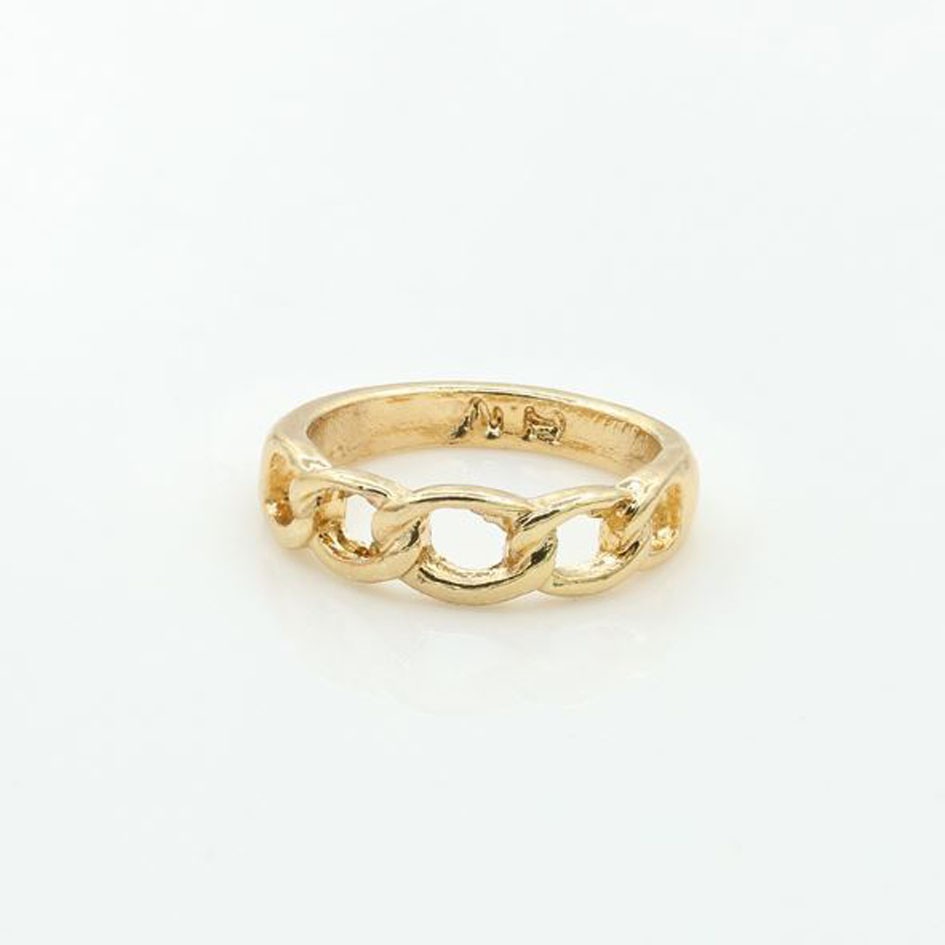 OILA cincin bentuk rantai chain hollow ring (3D4)) jci044