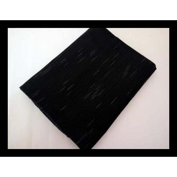 MURMER KAIN BATIK TENUN LURIK - GERIMIS HITAM CUCI GUDANG