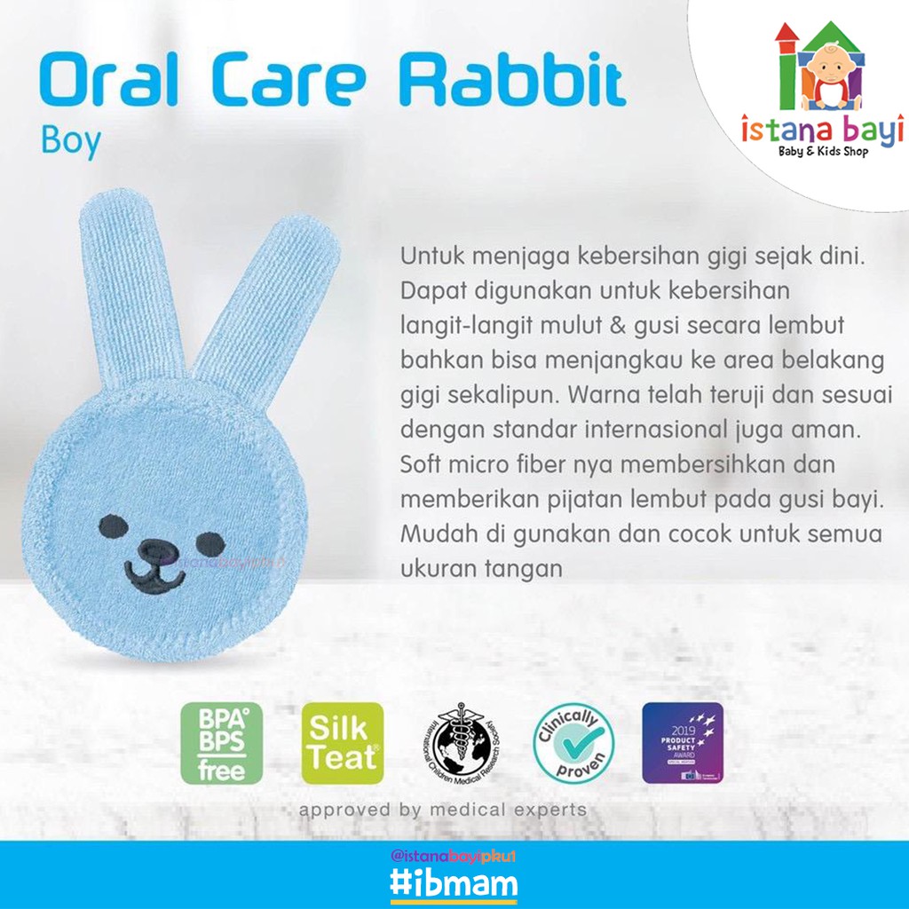 Mam Oral Care Rabbit - Sarung tangan Pembersih Mulut