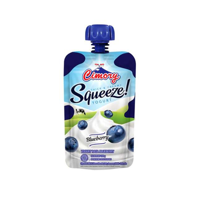 

POUCH Cimory Squeeze Blueberry Yogurt Rasa Bluberi - 120gr