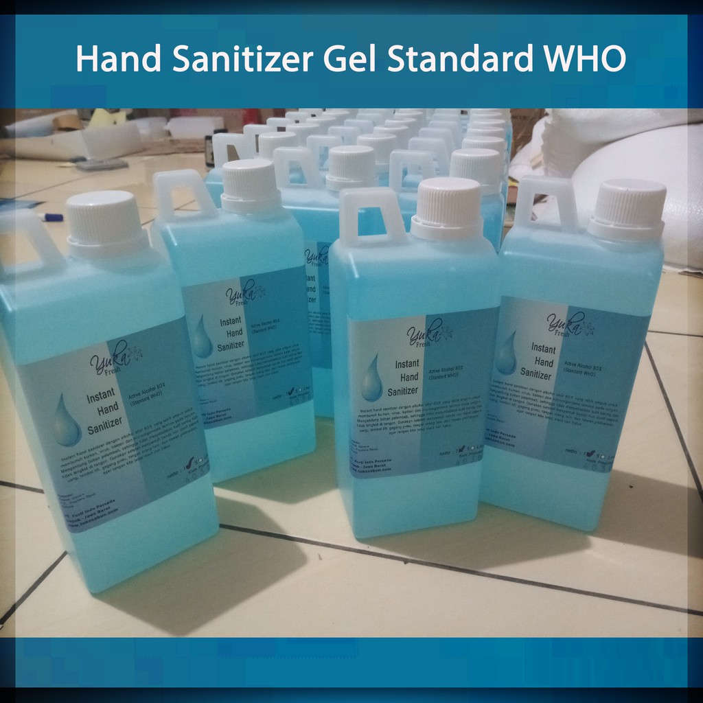 (Gelnya Lebih Kental) Hand Sanitizer Gel 1 Liter