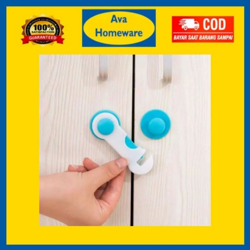 Pelindung lemari dan Furnitur -- AC 31 --  Pengaman Laci Lemari Pintu Dan Perabotan Dari Bayi Lock B