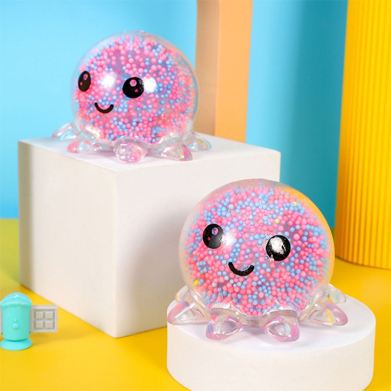 Mary Handhold Soft Toy Charm Animal Gurita Yang Terlihat Real Untuk Dewasa Anti Stress