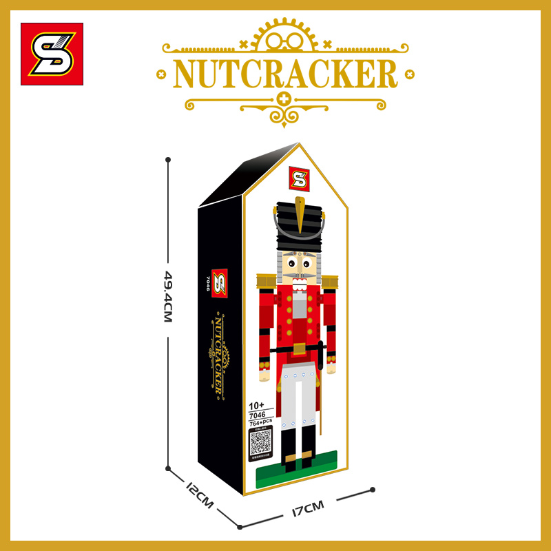 Figure Nutcracker Soldiers Soldiers Children Building Blocks Boys Intelligence Toys/Mainan Edukasi