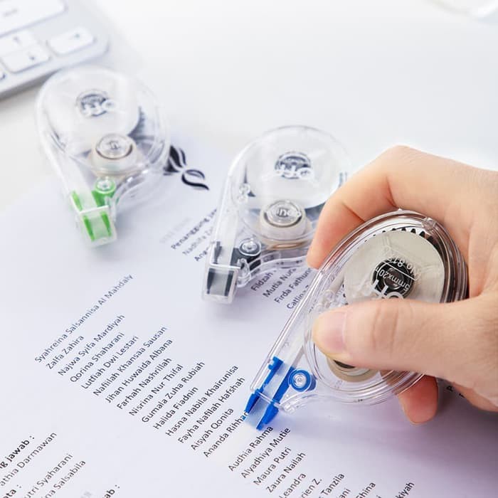 

Grosir Deli 8177 correction tape white 6 pcs Elegan