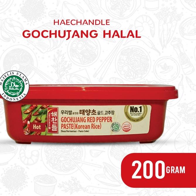 

Oke Price Haechandle Saus Gochujang Halal MUI / Pasta Cabai Korea 200 Gram Halal MUI T5D,,