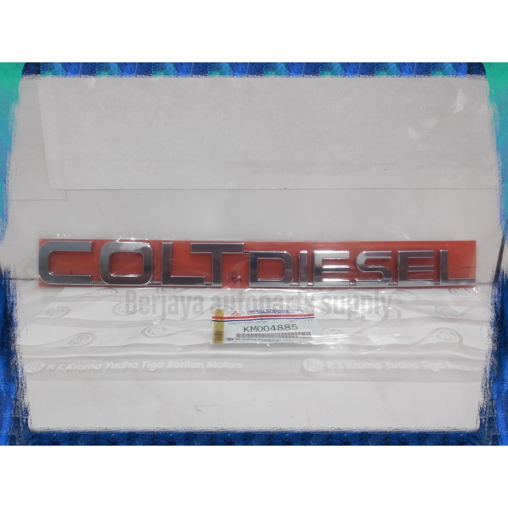 Emblem Colt Diesel Logo Coltdiesel Mitshubishi Canter Chrome ORIGINAL 100%