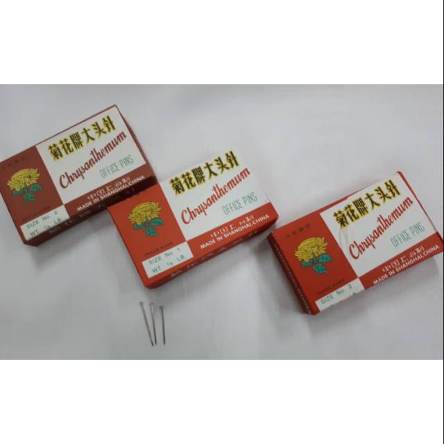 Jarum paku / Pentul paku per kotak no 0, 1, 2