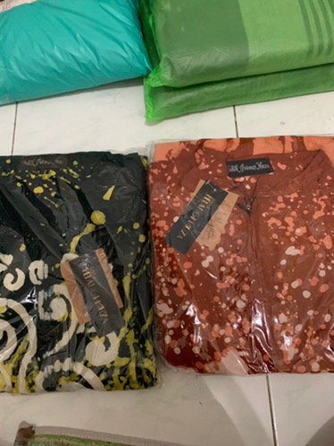 Gamis Twill Ori Super / Gamis Abstrak / Gamis Batik / Gamis Lukis Malaman