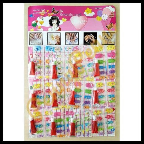 Senada Victory Kuku Palsu Anak Nail Art Karakter Mainan Anak