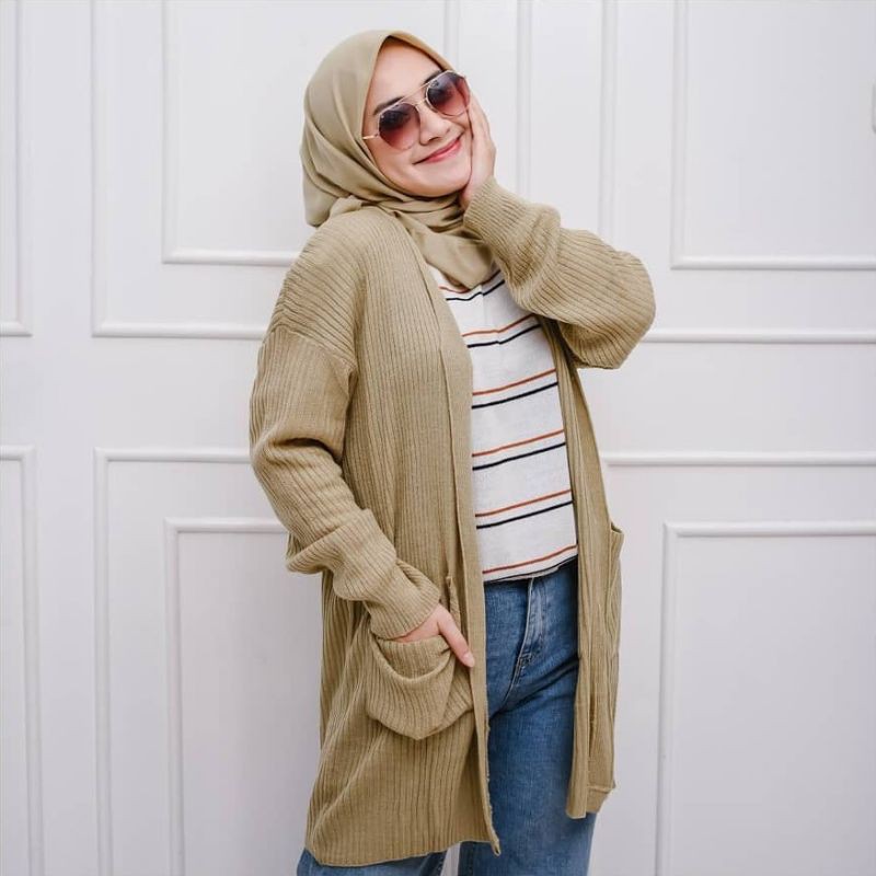 Belle Cardigan Rajut/ LONG CARDY/BELLE OVERSIZE