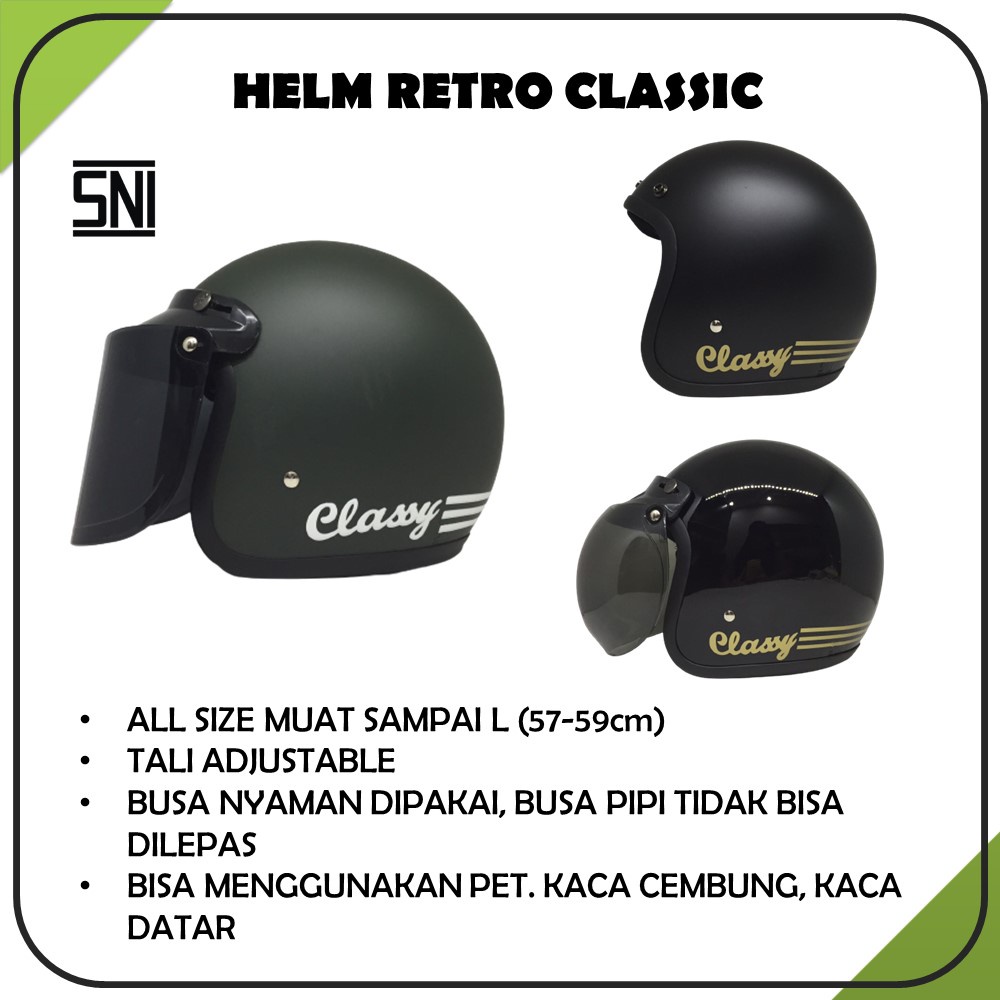 HELM RETRO GTR/TOD CLASSIC STRIPE