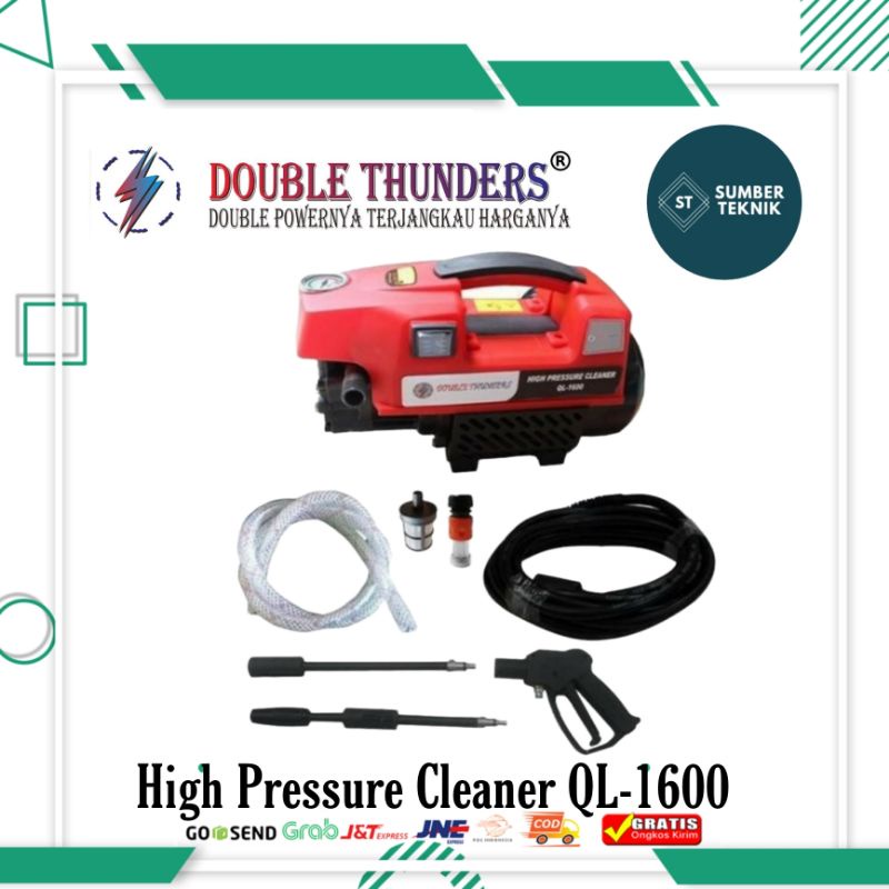 Jual Mesin Steam Cuci Mobil Motor High Pressure Jet Cleaner Double Thunders Shopee Indonesia