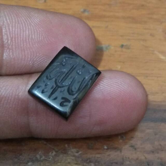 Akik Yaman Habasyi ukiran hiriz "Allah"