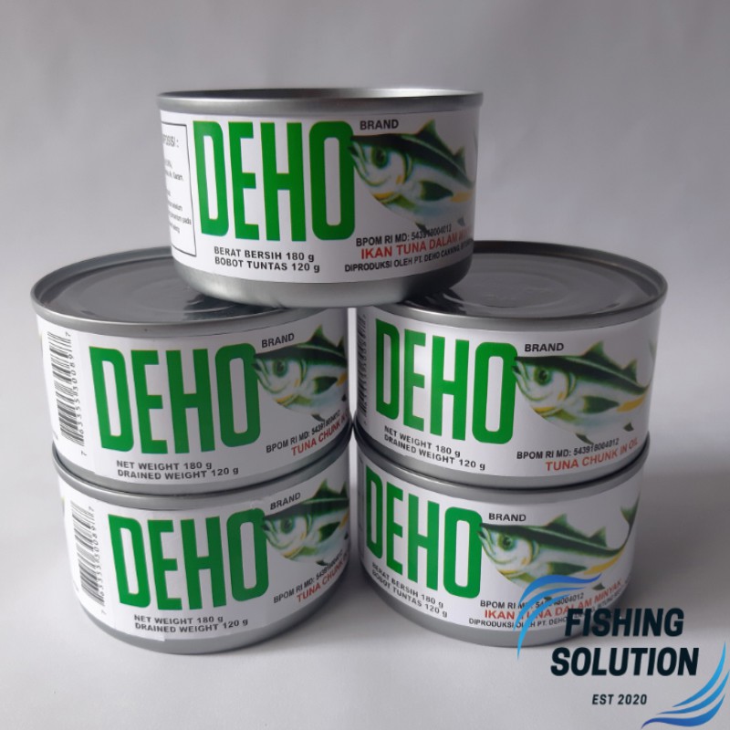 

Deho Tuna Chunk in Oil - Ikan Tuna dalam Kaleng