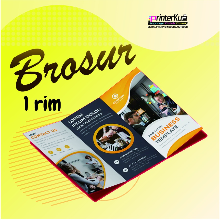 

CETAK BROSUR UKURAN A3, A4, A5, 1/3 A4 ,A6, HVS