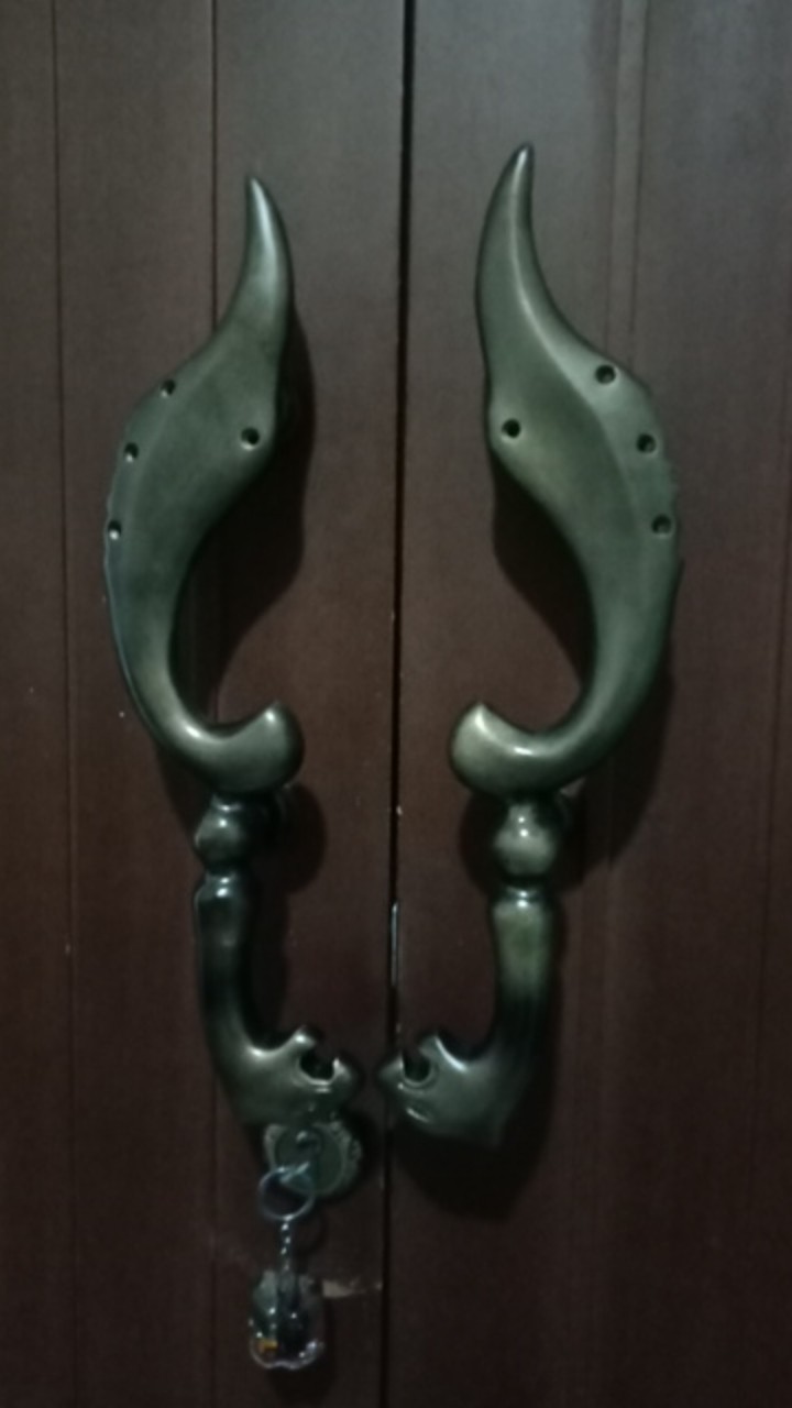 Ter Murah....!!! Handel Pintu Rumah Model Kujang Panjang 50cm