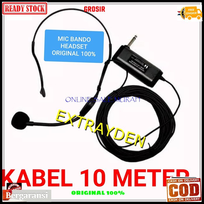 G31 Mik mic headset kabel 10meter condesor bando pro GE31 original 100% karaoke mikrophone microphone audio sound vokal vocal professional panggung dj studio Jepit Kancing kerah baju Clip sensitif aux emas klip G31  BISA DIGUNAKAN SEGALA JENIS AUDIO  GARA