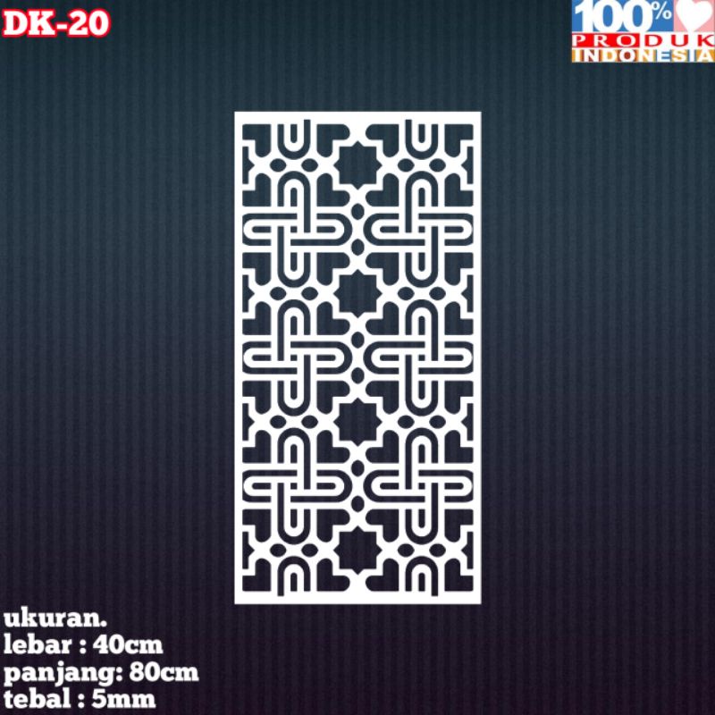 KRAWANGAN PVC BOARD / ORNAMEN PVC BOARD TEBAL 5MM / DK-20
