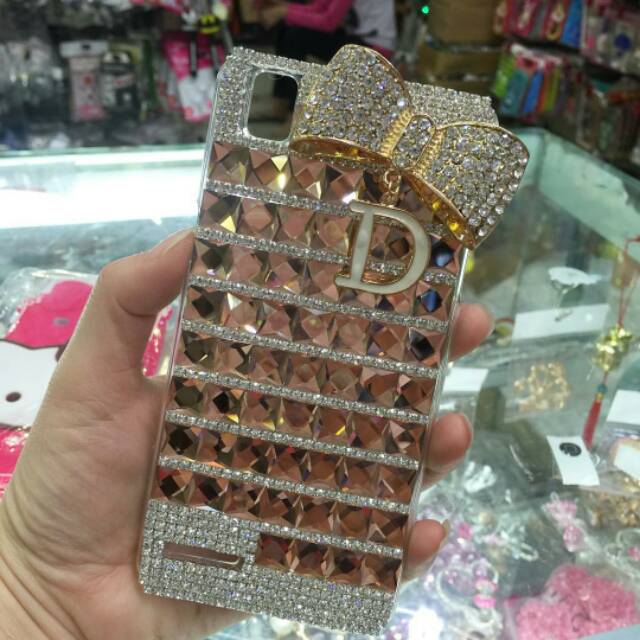 Case Gold Metalik Acc D Case Oppo F9 Samsung Ip