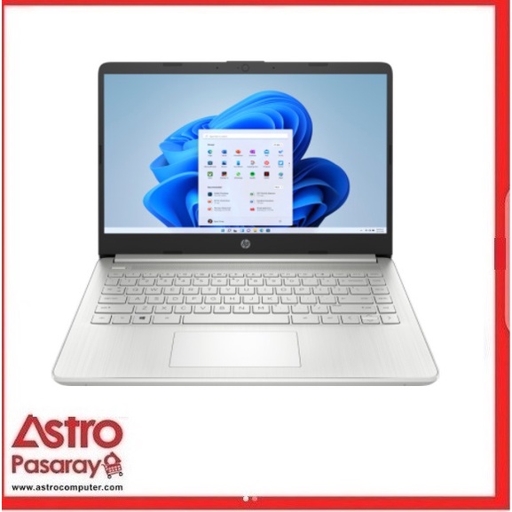 Laptop HP 14s-DQ0508TU (INTEL CELERON 4120 /RAM 4GB /SSD 256GB 14-inch /WINDOWS11)