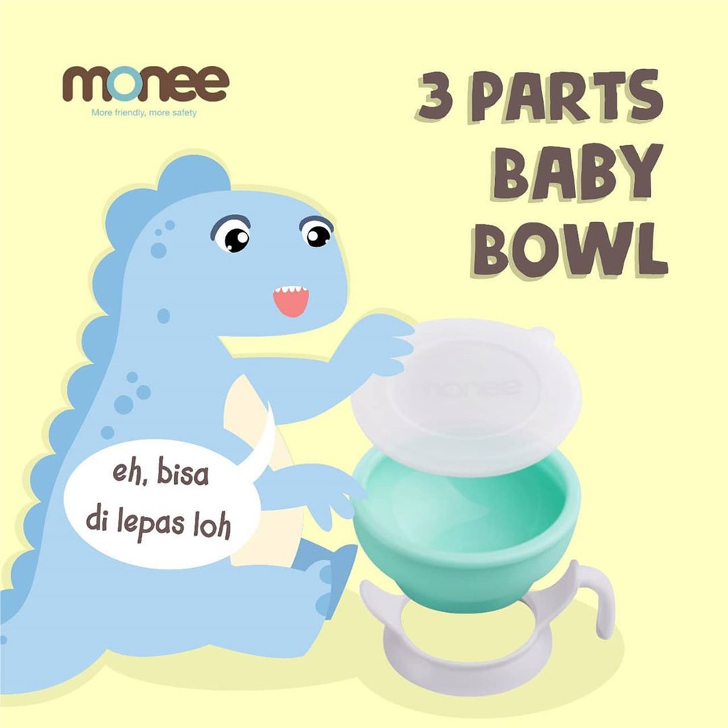 Monee Baby Silicone Bowl 150ml 4m+