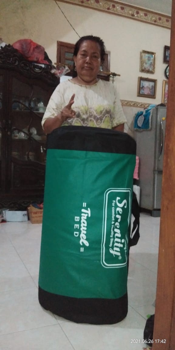 Kasur Lipat/travel Bed/kasur Gulung Uk 90x190