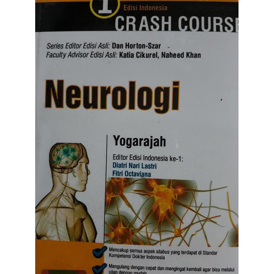 PROMO ORIGINAL Crash Course Neurologi 1e - Yogarajah MURAH