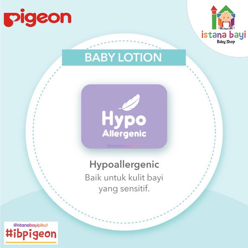 PIGEON Baby Lotion 100 ml  - Paraben Free / Lotion Bayi