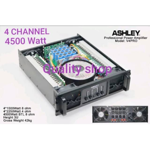 Power ashley 4 channel V4PRO original