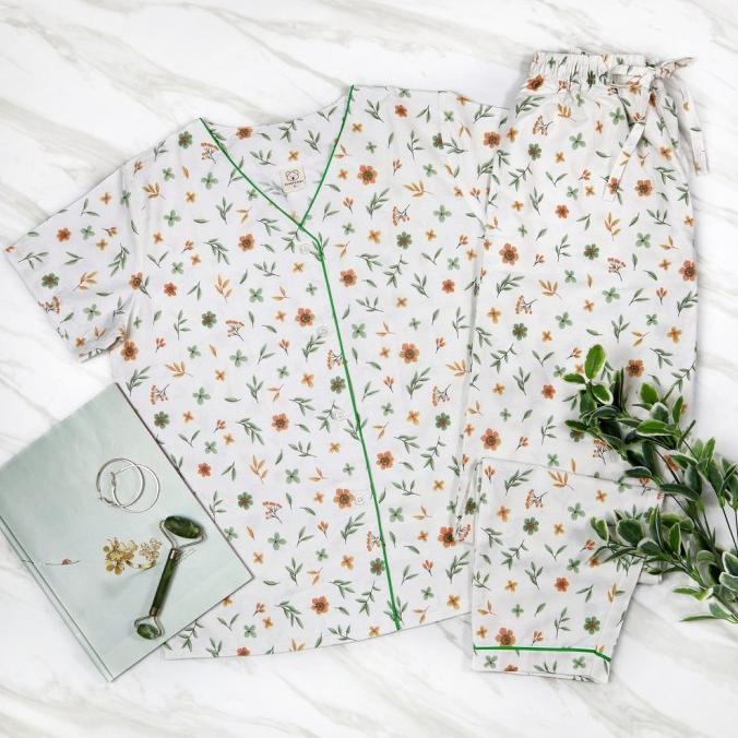 Levi Piyama Non Collar Sleepcode Official Baju Tidur Wanita Organic Co Medanbaiak.Store