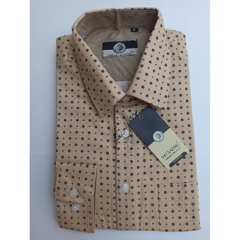 KEMEJA CASUAL LENGAN PANJANG V4 CLASSIC - 010