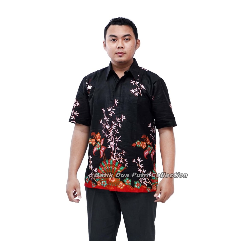 Couple Batik Blouse Wanita Kemeja Pria Kipas Ratu Kipas By Batik Dua Putri