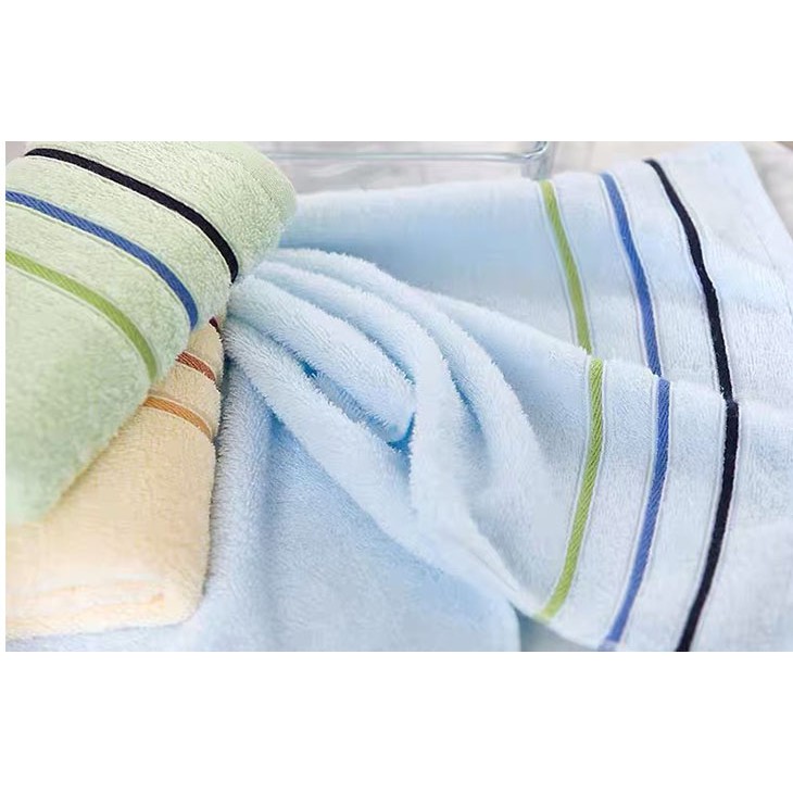 Handuk Mandi Bahan Katun Halus Lembut Tebal Premium Bath Towel Uk 73x33 cm