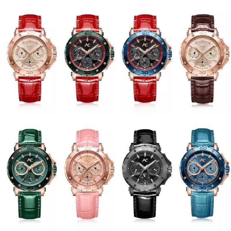 JAM TANGAN WANITA ALEXANDRE CHRISTIE COLLECTION AC 9205 / AC9205 COLLECTION LEATHER ORIGINAL