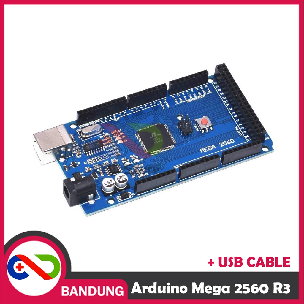 MEGA 2560 R3 CH340 COMPATIBLE BOARD + USB CABLE