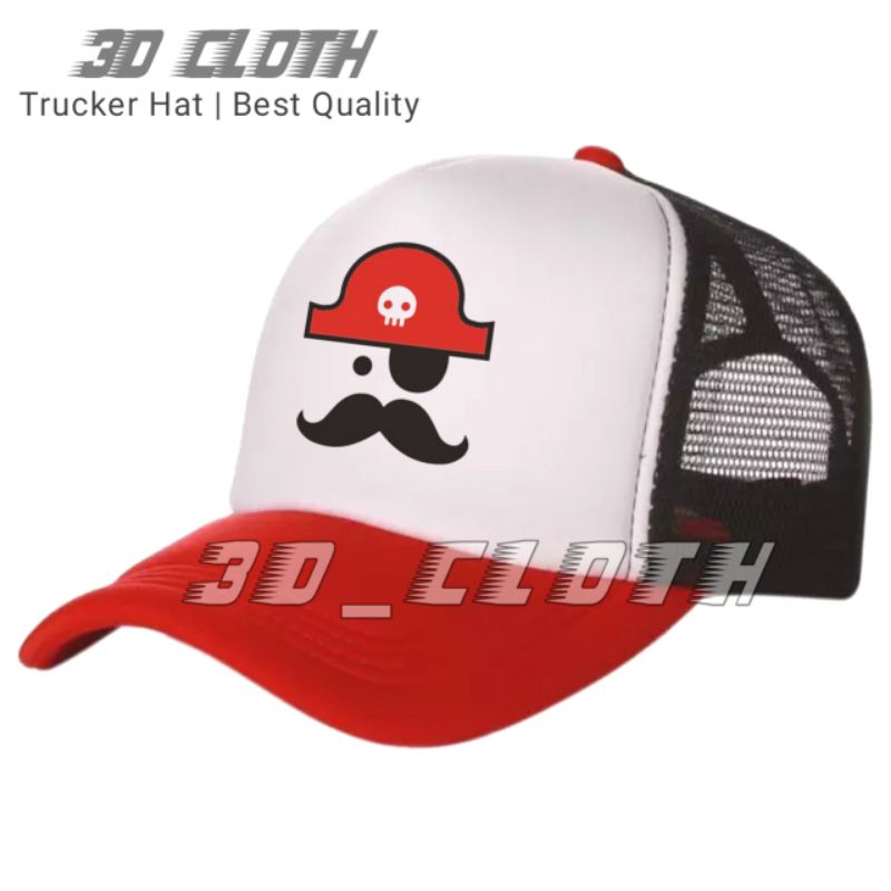 Topi Kick Denim Trucker - Topi Kick Denim