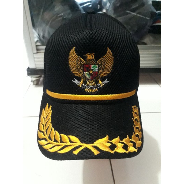 TOPI GARUDA LIS PADI KAPAS Bordir